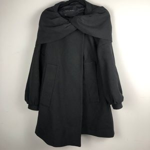 Zara Basic Womens Size XS Extra Small Black Hooded